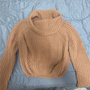 Tan turtle neck sweater size small